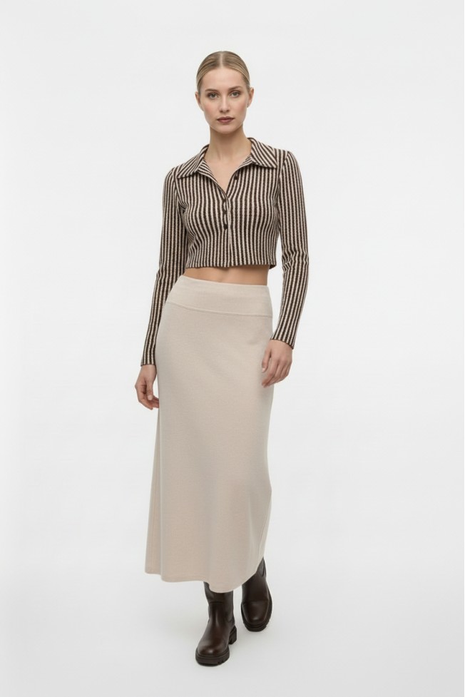 KNITTED PENCIL SKIRT