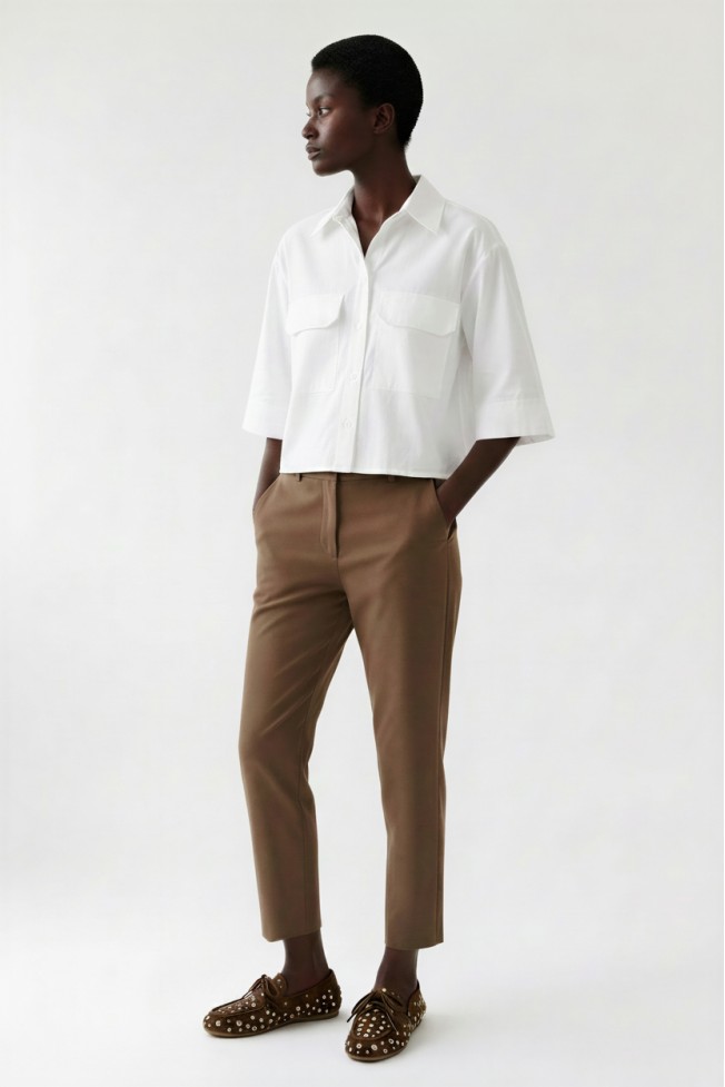 SHORT SHIRT WITH 3/4 SLEEVE