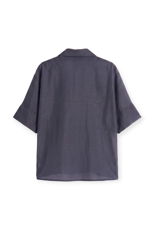 SHORT SLEEVE SEE THROUGH SHIRT