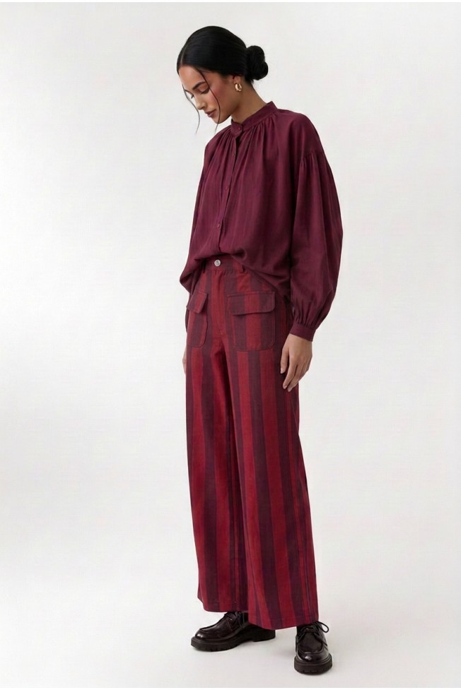 ΠΟΥΚΑΜΙΣΟ OVERSIZED ΜΕ ΦΟΥΣΚΩΤΑ ΜΑΝΙΚΙΑ