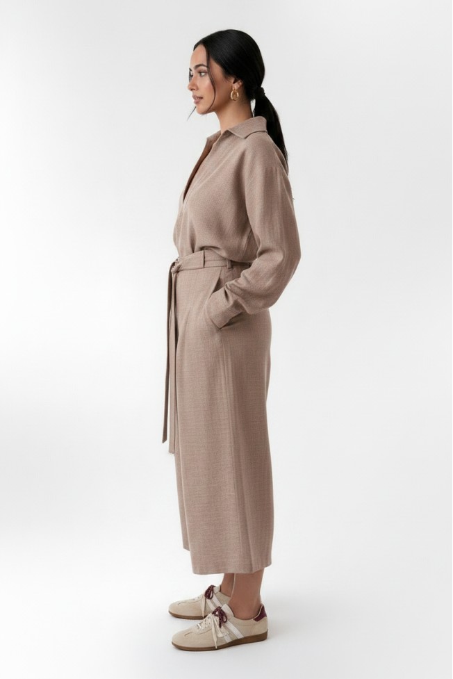 LONG SLEEVE BLOUSE WITH COLLAR
