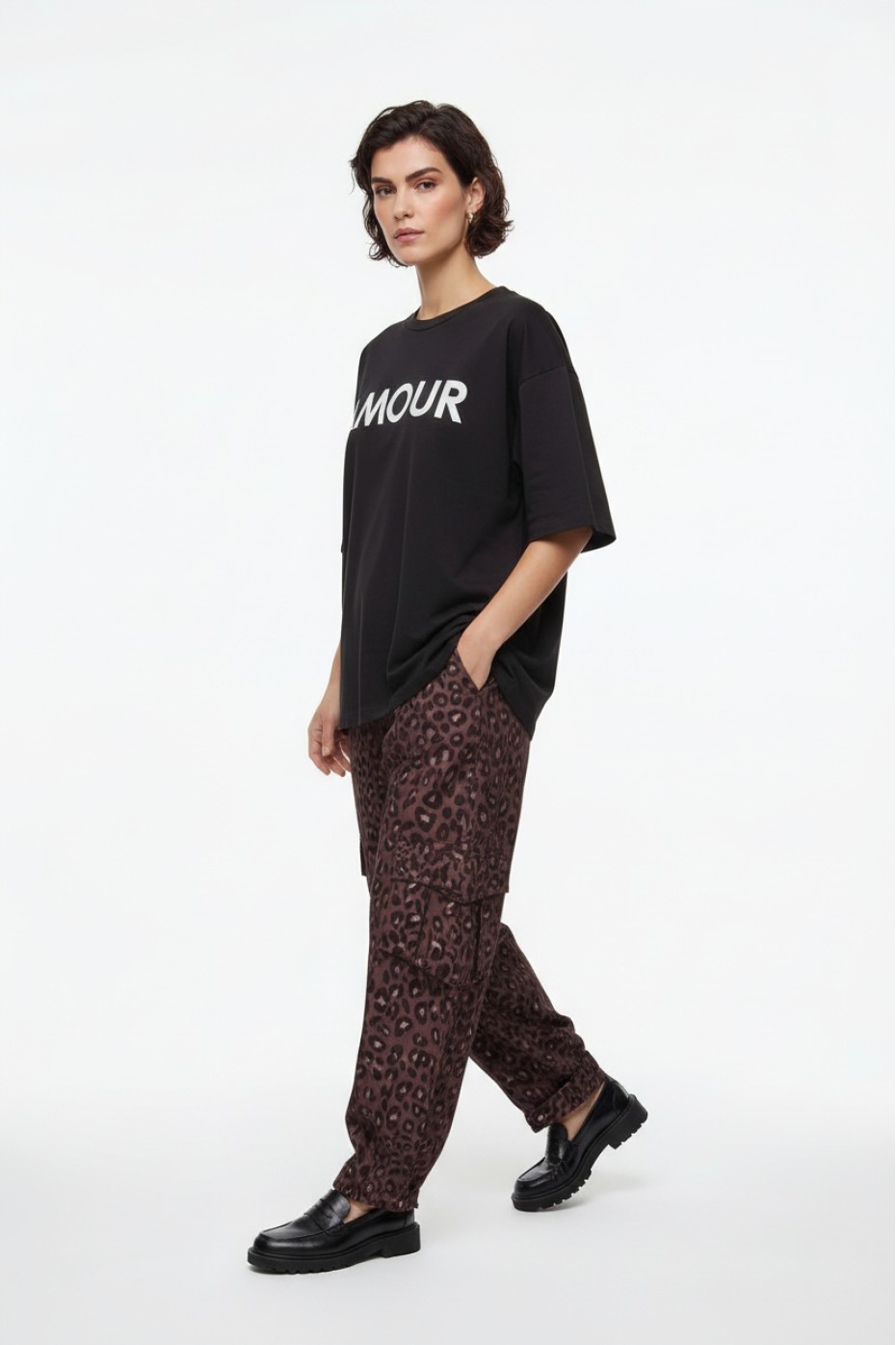 ΜΠΛΟΥΖΑ T-SHIRT OVERSIZED "AMOUR"