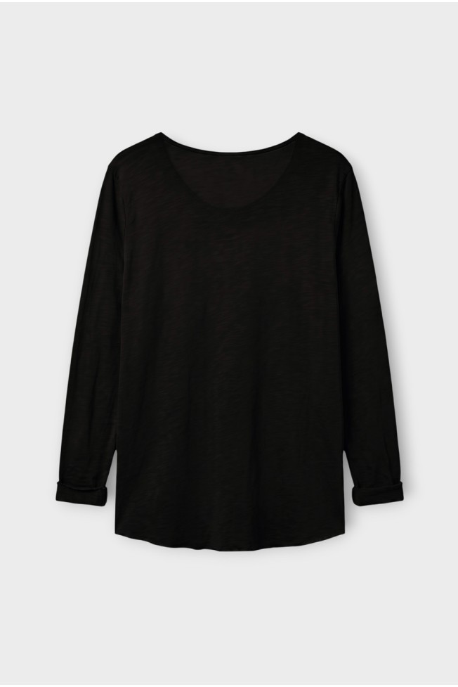 LONG SLEEVE COTTON T SHIRT