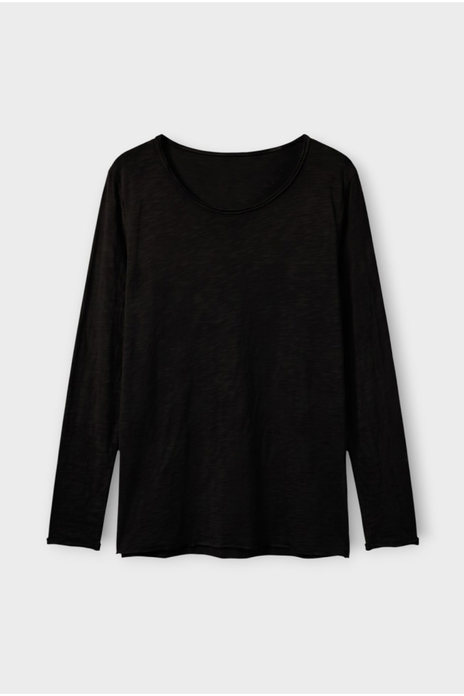 LONG SLEEVE COTTON T SHIRT