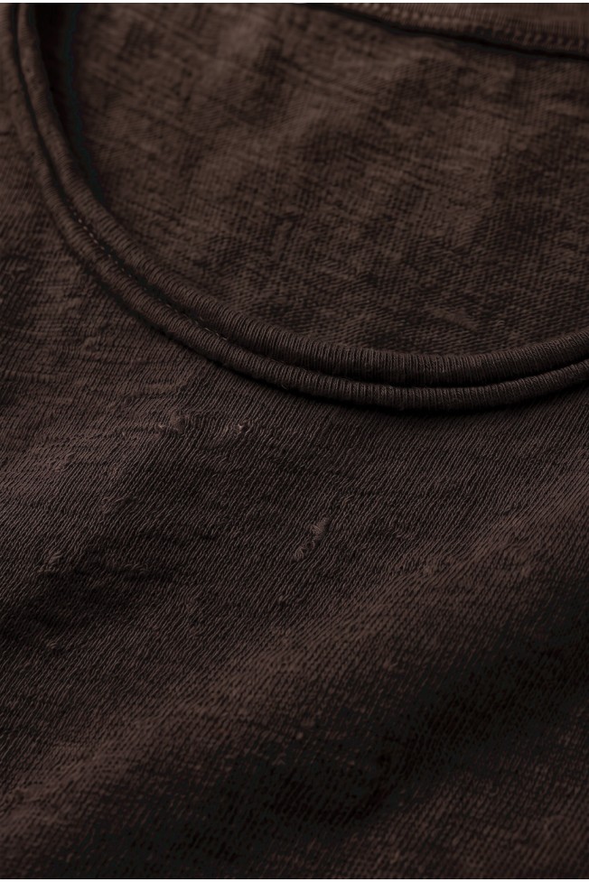LONG SLEEVE COTTON T SHIRT