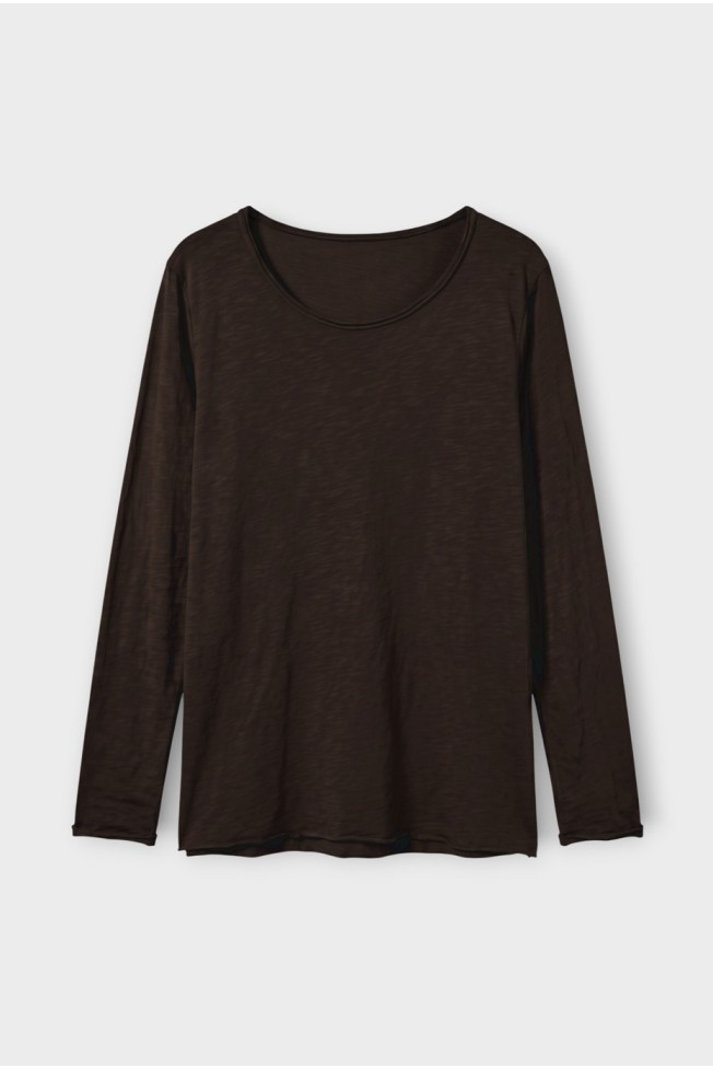 LONG SLEEVE COTTON T SHIRT
