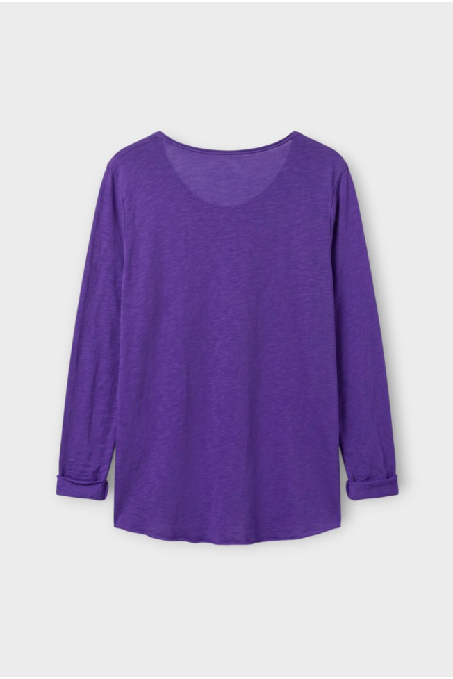 LONG SLEEVE COTTON T SHIRT