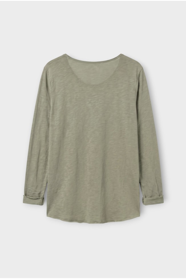 LONG SLEEVE COTTON T SHIRT