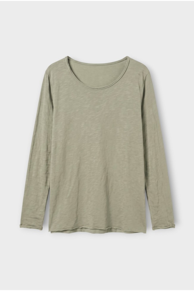 LONG SLEEVE COTTON T SHIRT