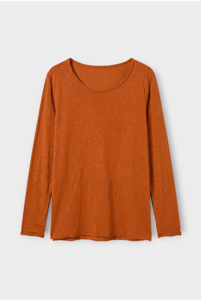 LONG SLEEVE COTTON T SHIRT