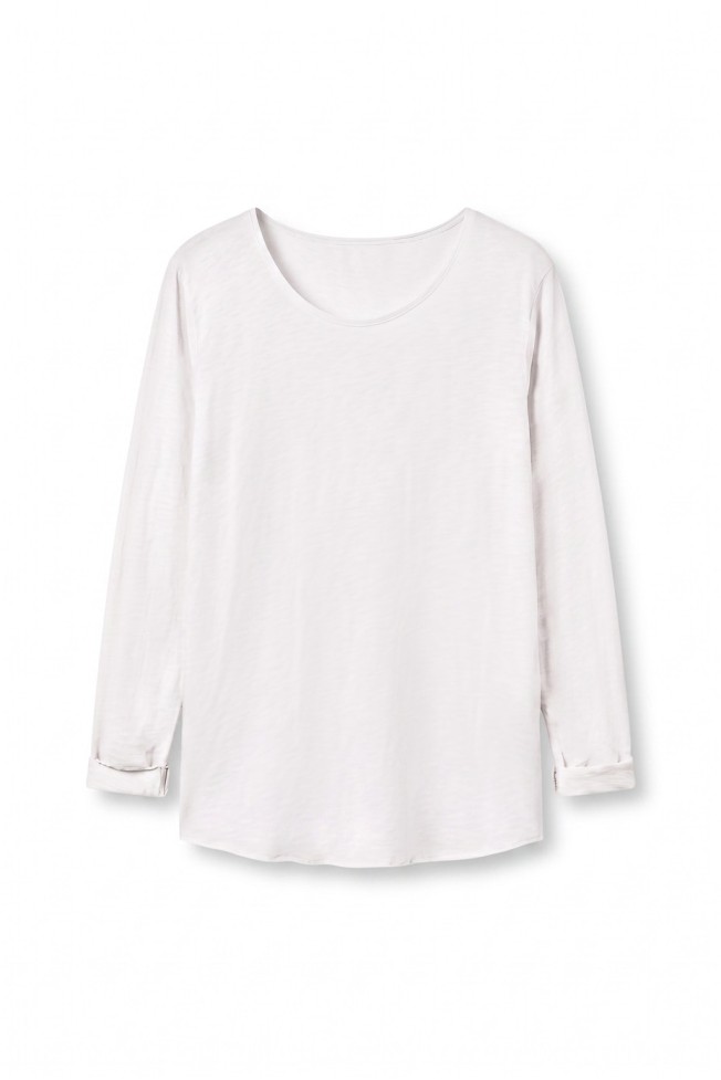 LONG SLEEVE COTTON T SHIRT