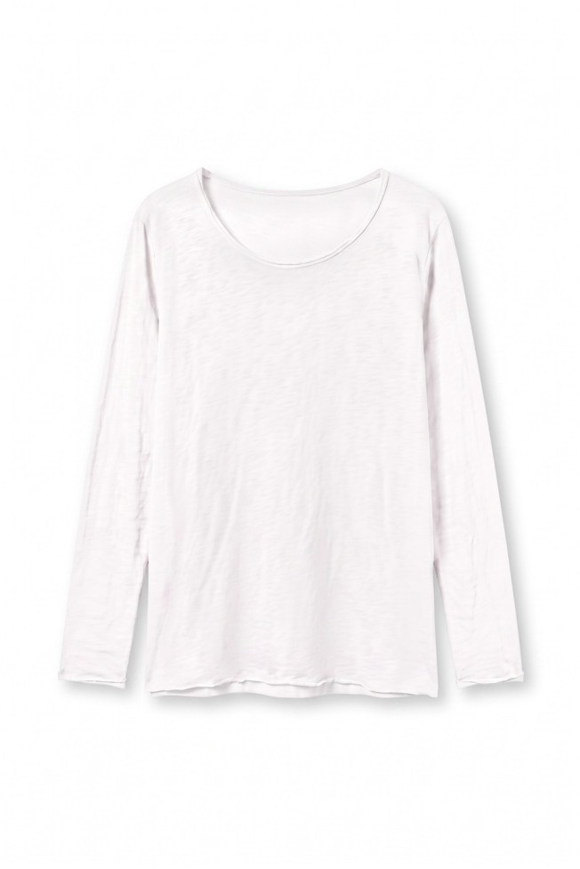 LONG SLEEVE COTTON T SHIRT