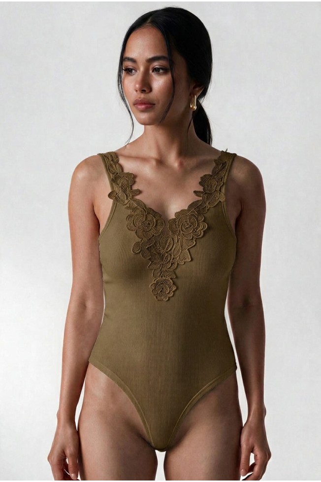 RIP BODYSUIT WITH LACE