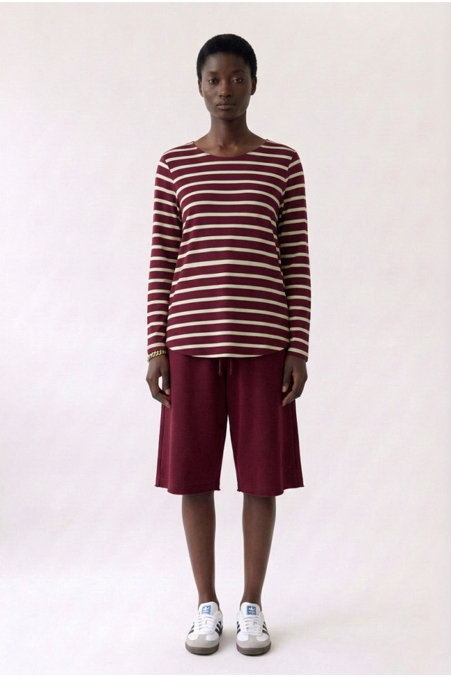 BERMUDA SWEATSHIRT WITH ELASTIC
