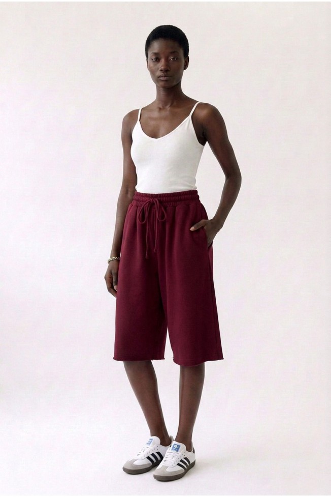 BERMUDA SWEATSHIRT WITH ELASTIC