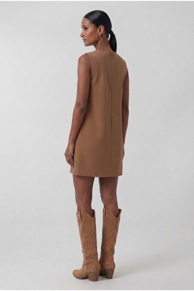 SLEEVELESS MINI DRESS