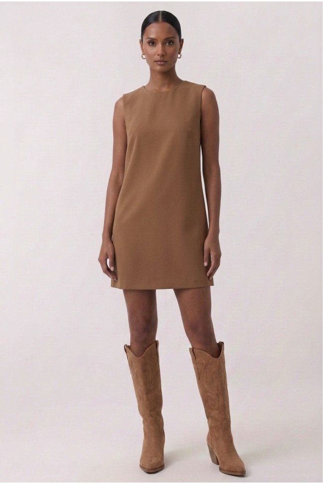 SLEEVELESS MINI DRESS