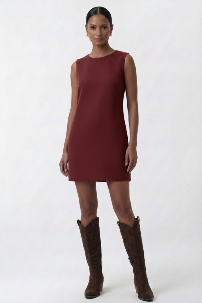 SLEEVELESS MINI DRESS