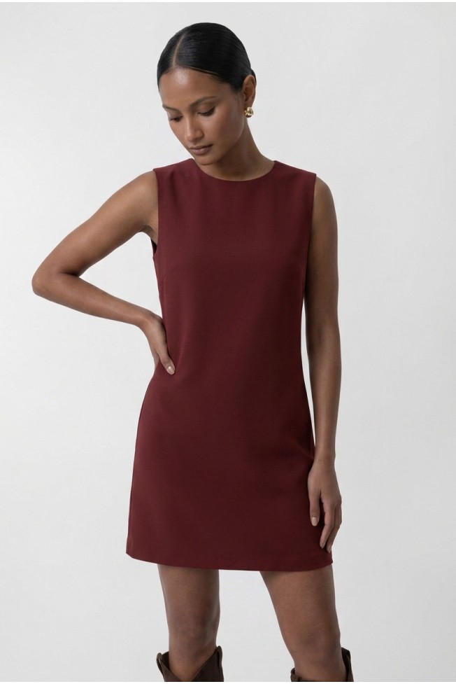 SLEEVELESS MINI DRESS