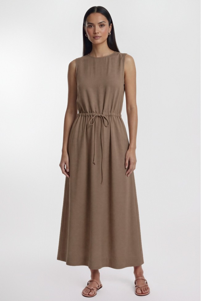 DRESS WITH SLIT BACK