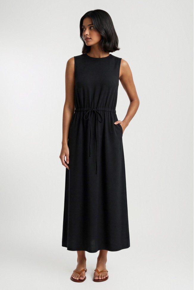 DRESS WITH SLIT BACK