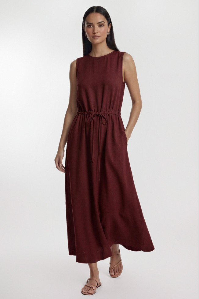 DRESS WITH SLIT BACK
