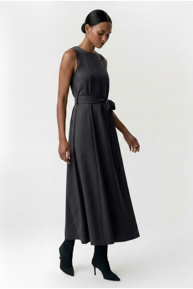 SLEEVELESS KLOS DRESS WITH BELT