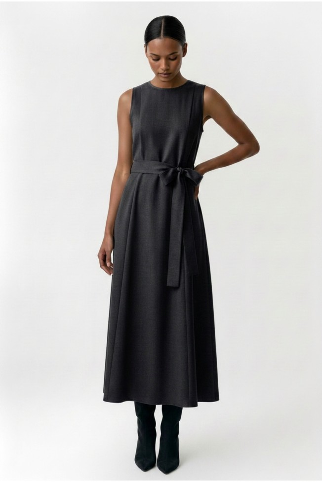 SLEEVELESS KLOS DRESS WITH BELT