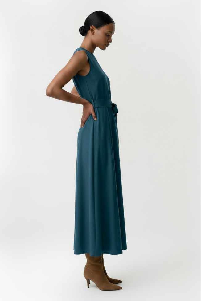 SLEEVELESS KLOS DRESS WITH BELT
