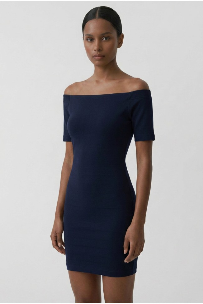 OFF-SHOULDER MINI DRESS
