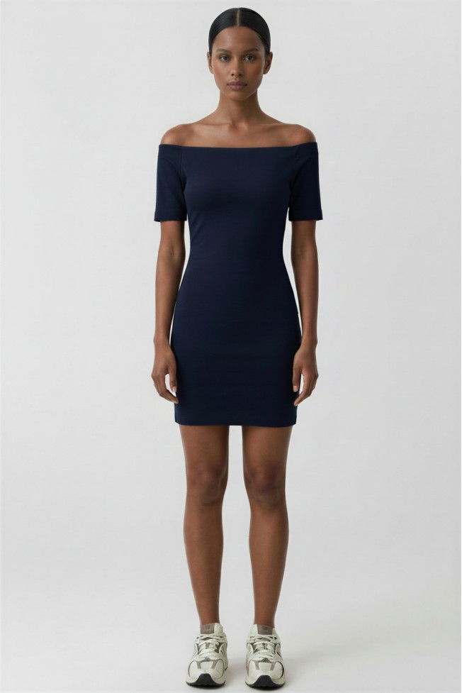 OFF-SHOULDER MINI DRESS