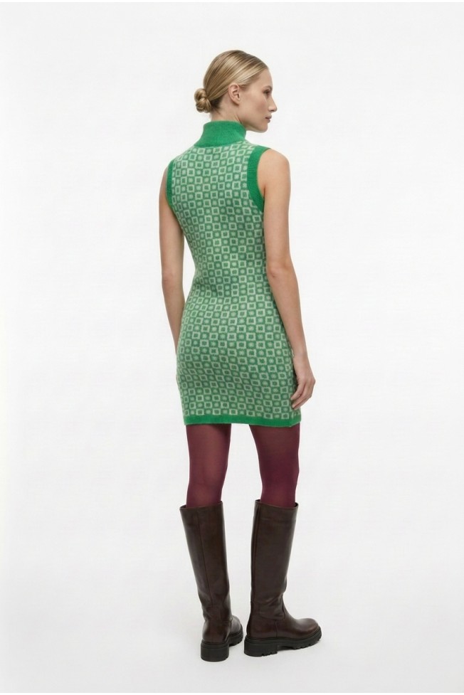 KNIT MINI DRESS