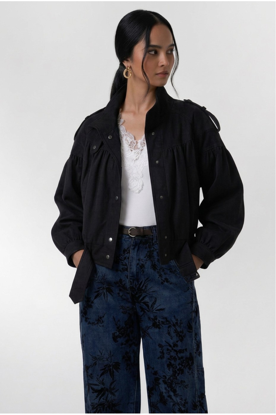 ΜΠΟΥΦΑΝ ΣΟΥΕΤ OVERSIZED ΜΕ ΛΑΣΤΙΧΟ
