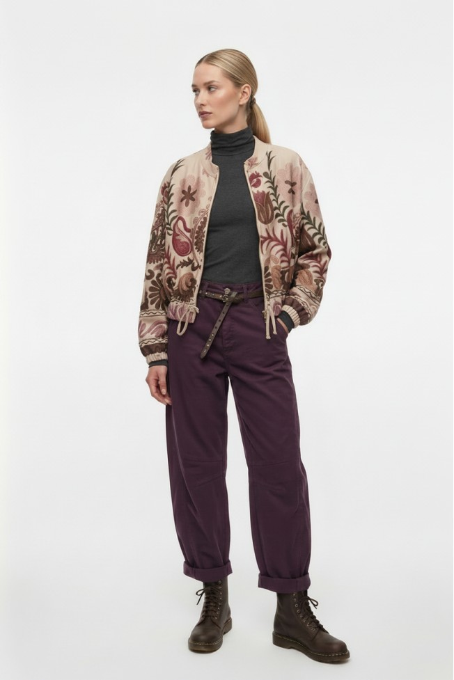 PRINTED ALCANTARA JACKET