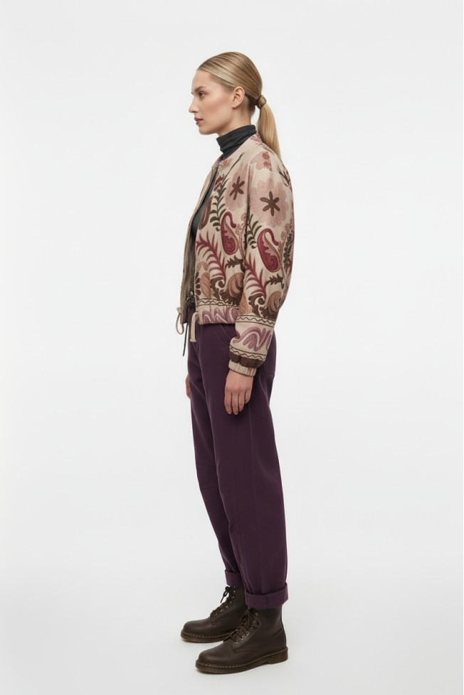 PRINTED ALCANTARA JACKET